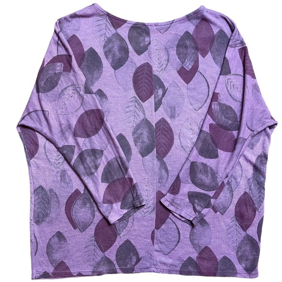 Made in Italy Womens Sweater Size XL Pink Sheets - Picture 2 of 7